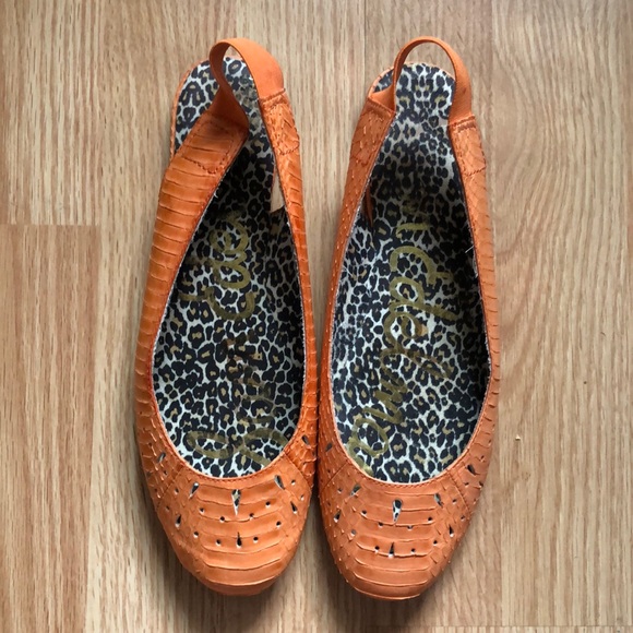 Sam Edelman Belly Snake skin flats , size 8 - Picture 2 of 8